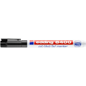 edding 4-8400001  8400 CD-DVD-BD Marker schwarz