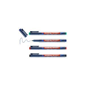 edding 4-8407-4  8407 Kabelmarker 4er-Set sortiert
