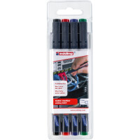 edding 4-8407-4  8407 Kabelmarker 4er-Set sortiert
