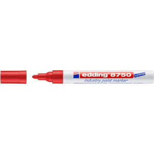 edding 4-8750002  8750 Industrie Lackmarker rot