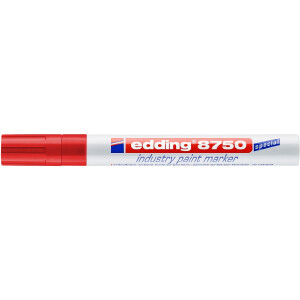 edding 4-8750002  8750 Industrie Lackmarker rot