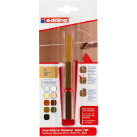 edding 4-8901-1-4603  8901 Möbel-Reparatur-Wachs-Set 3er-Blister eiche