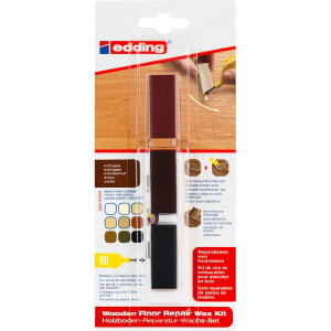 edding 4-8902-1-4604  8902 Holzboden-Reparatur-Wachs-Set...