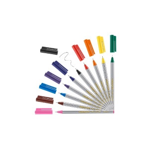edding 4-89-10  89 Office Fineliner EF 10er-Set sortiert