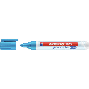 edding 4-95010  95 Glasmarker hellblau