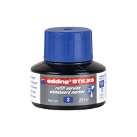 edding 4-BTK25003  BTK 25 Nachfülltinte Whiteboardmarker blau