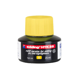 edding 4-HTK25005  HTK 25 Nachfülltinte Textmarker gelb