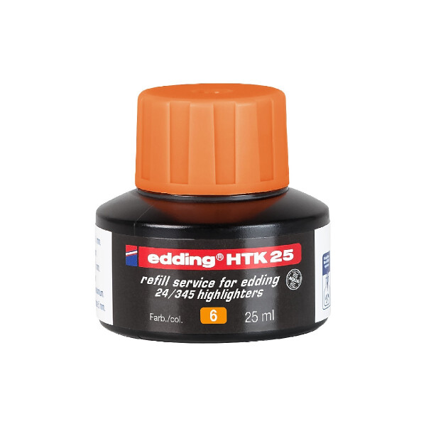 edding 4-HTK25006  HTK 25 Nachfülltinte Textmarker orange