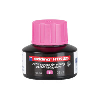 edding 4-HTK25009  HTK 25 Nachfülltinte Textmarker pink