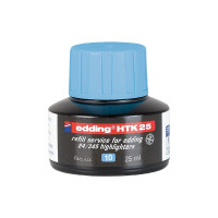 edding 4-HTK25010  HTK 25 Nachfülltinte Textmarker hellblau