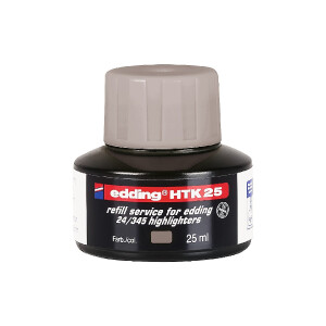 edding 4-HTK25012  HTK 25 Nachfülltinte Textmarker grau