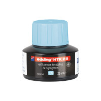 edding 4-HTK25139  HTK 25 Nachfüllinte Textmarker pastellblau