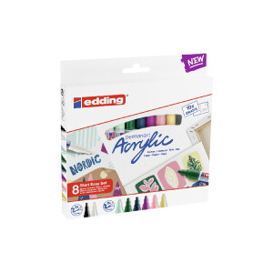 edding 4-SES8N  Acryl-Starterset nordic