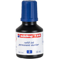 edding 4-T25003  T 25 Nachfülltinte Permanentmarker blau