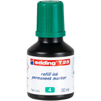 edding 4-T25004  T 25 Nachfülltinte Permanentmarker grün