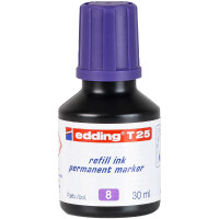 edding 4-T25008  T 25 Nachfülltinte Permanentmarker violett