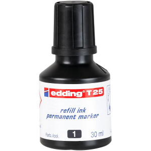 edding T 25 Nachfülltinte Permanentmarker schwarz...