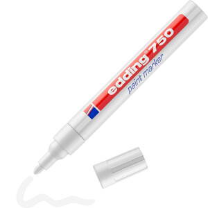 edding 750 Lackmarker weiß 4-750049