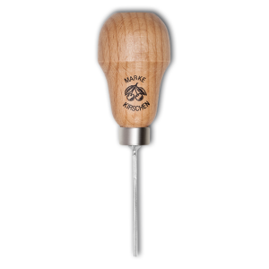 Kirschen 5711005 Zierschnitzeisen mit Rotbuchenheft, 0,5...