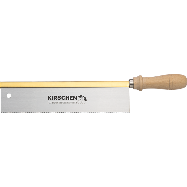 Kirschen 4150250 Feinsäge, 250 mm Gerade Ausführung, Messingrücken