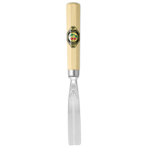Kirschen 3139008 Bildhauerbeitel mit Weißbuchenheft, 8 mm Stich 39, gerade, Achtkantform