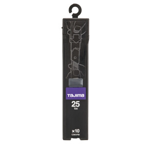 TAJIMA DORA RAZAR BLACK CUTTERKLINGEN 25 mm Spender mit...