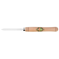Kirschen 1632004 Drechslerbeitel mit Weißbuchenheft, 4 mm Abstechstahl/kurz