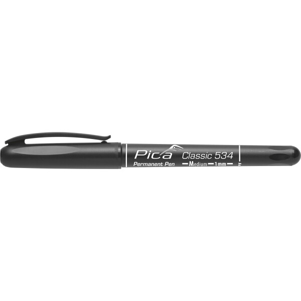 Pica 534/46 Classic  Permanent Pen Medium 1,0mm, schwarz