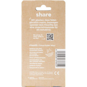 share Filzstift Maxi 6er-Set 4-0004-6