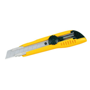 TAJIMA LC CUTTER 18 mm 3 ENDURA Klingen DIAL LOCK, gelb