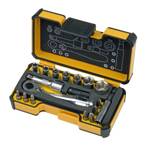 Felo XS-Strongbox XS 18 1/4" 18-tlg. PH/PZ/TORX®/SW/MS/BH 00005771806