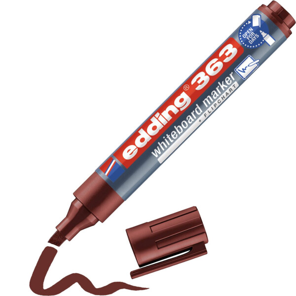 edding 363 Whiteboardmarker braun 4-363007
