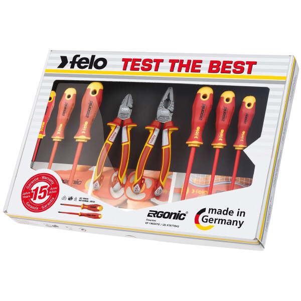 Felo Werkzeugsatz ERGONIC VDE 8-tlg SL/PH 00041398517