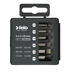 Felo Bit-Box Profi E 6,3 x 50 mm 6-tlg. SL 00003091516