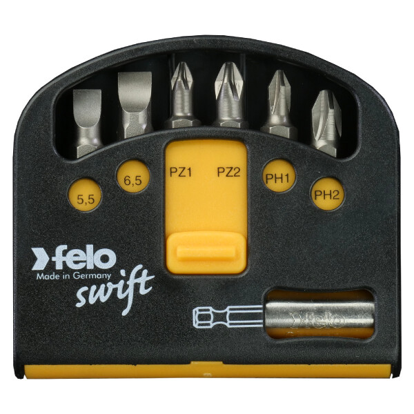Felo Bit-Box swift C 6,3 x 25 mm 7-tlg. SL/PZ/PH/BH 00002060116