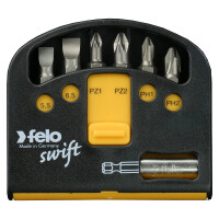 Felo Bit-Box swift C 6,3 x 25 mm 7-tlg. SL/PZ/PH/BH 00002060116