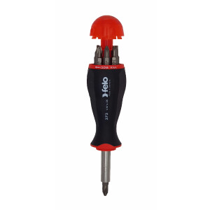 Felo Schraubendreher Magazingriff mit Bithalter 8-tlg. SL/PZ/PH/TORX®/BH x 33 00037320805