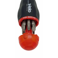 Felo Schraubendreher Magazingriff mit Bithalter 8-tlg. SL/PZ/PH/TORX®/BH x 33 00037320805