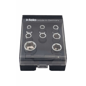 Felo Nuss-Box 1/4" 9-tlg. SW 4 - 13 mm 00005798106