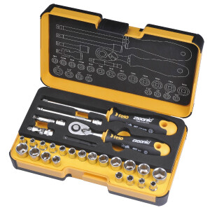 Felo XL-Strongbox "R-GO 27" 1/4" 27-tlg....