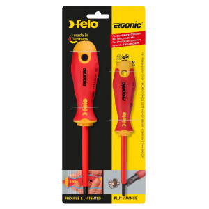 Felo Schraubendreher ERGONIC VDE Satz 2-tlg. Z 1 / Z 2...