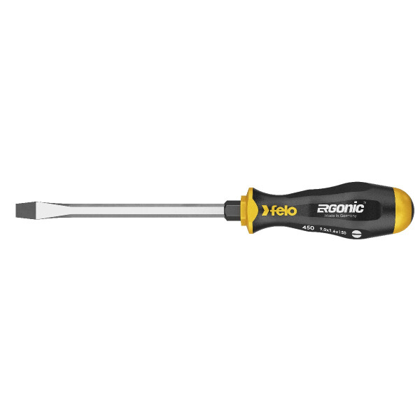 Felo Schraubendreher ERGONIC Schlagkappe Schlitz SL 5,5 x 1,0 x 100 00045005540