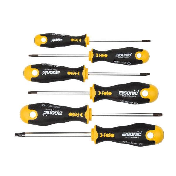 Felo Schraubendreher ERGONIC Satz 6-tlg. TORX® T 10 - T 40 00040896248