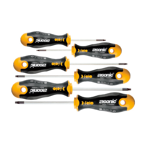 Felo Schraubendreher ERGONIC Satz 6-tlg. TORX® T 8 - T 25 00040896148
