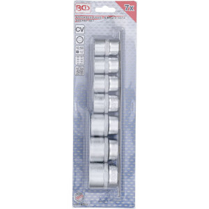 Steckschlüssel-Einsatz-Satz, Zwölfkant | Antrieb Innenvierkant 12,5 mm (1/2") | SW 20 - 32 mm | 7-tlg.