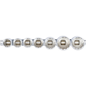 Steckschlüssel-Einsatz-Satz, Zwölfkant | Antrieb Innenvierkant 12,5 mm (1/2") | SW 20 - 32 mm | 7-tlg.