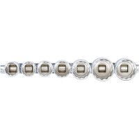 Steckschlüssel-Einsatz-Satz, Zwölfkant | Antrieb Innenvierkant 12,5 mm (1/2") | SW 20 - 32 mm | 7-tlg.