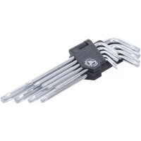 Winkelschlüssel-Satz | lang | T-Profil (für Torx) | T10 - T50 | 9-tlg.