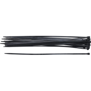 Kabelbinder-Sortiment | schwarz | 7,6 x 500 mm | 20-tlg.