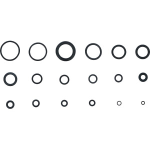 O-Ring-Sortiment | Ø 3 - 22 mm | 225-tlg.